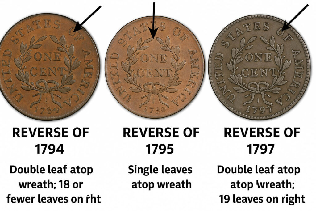 1796 Draped Bust Cent: History, Value, Errors & Mint Marks 4 1796 Draped Bust Cent Observe Die Characteristics