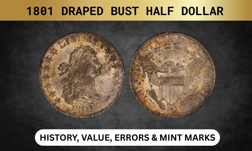 1801 Draped Bust Half Dollar