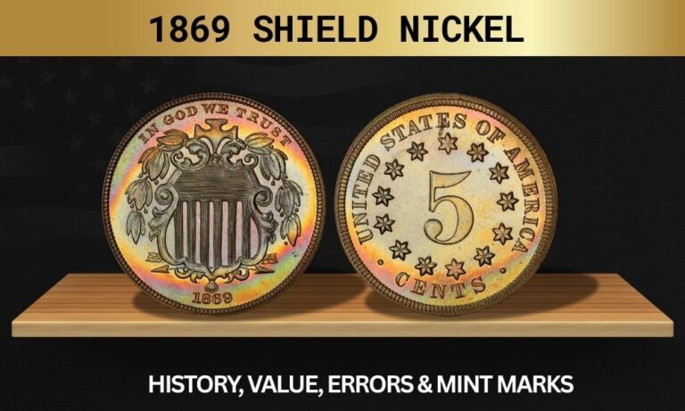 1869 Shield Nickel Value and Errors