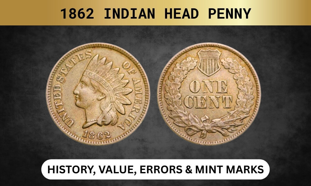 1862 Indian Head Penny