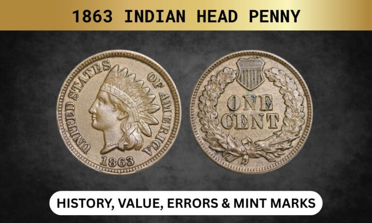 1863 Indian Head Penny