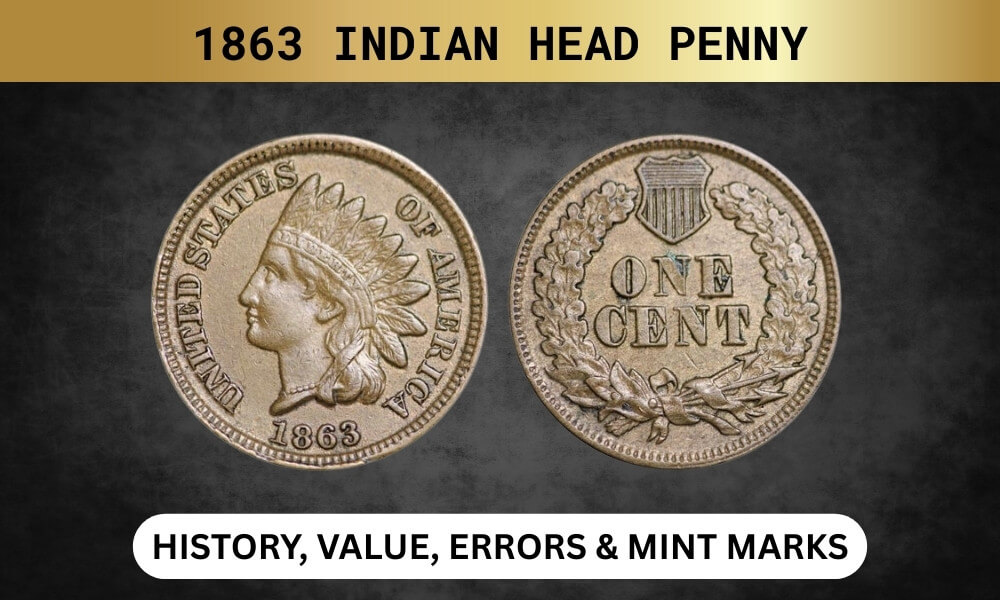 1863 Indian Head Penny