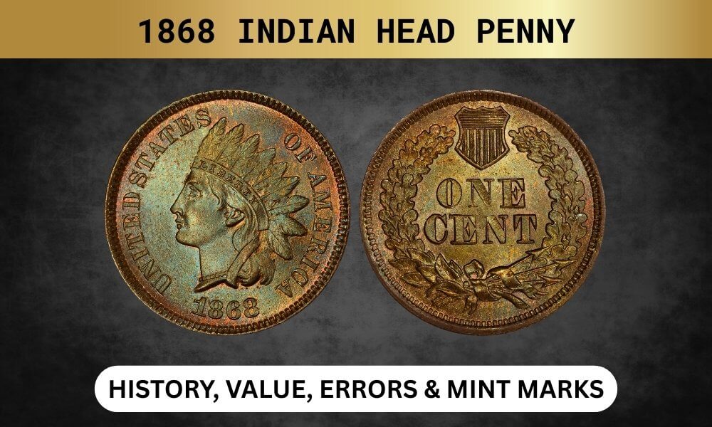 1868 Indian Head Penny