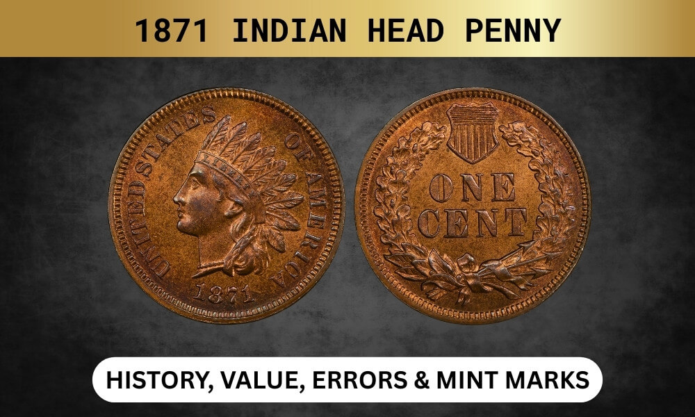 1871 Indian Head Penn