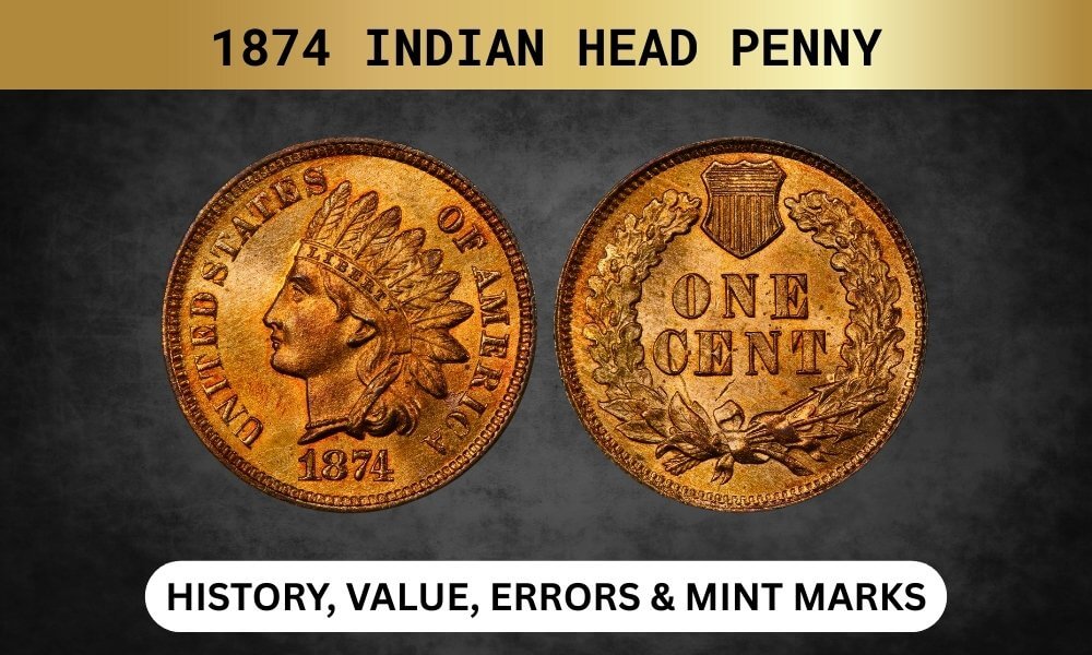 1874 Indian Head Penny