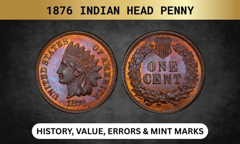 1876 Indian Head Penny