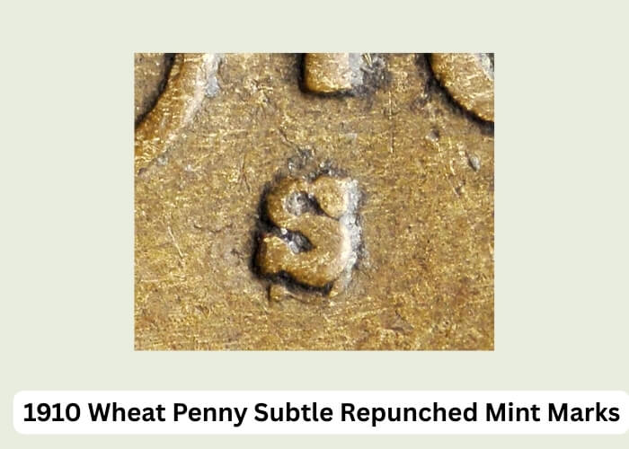 1910 Wheat Penny Value: What's Your Coin Worth Today? 6 1910 Wheat Penny Subtle Repunched Mint Marks