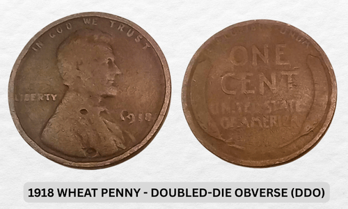 1918 Wheat Penny Value: Complete Worth Guide & Price Factors 4 1918 Wheat Penny - Doubled-Die Obverse (DDO)