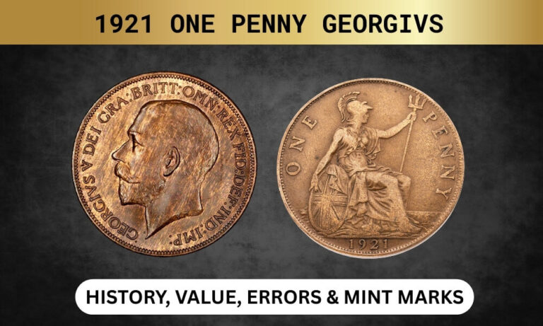 1921 One Penny Georgivs Value