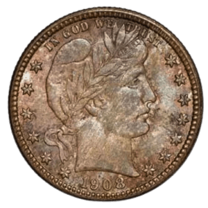Quarter Coin Value Checker 5 Barber Quarter observe