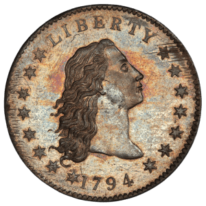 Dollar Value Checker 1 Flowing Hair Dollar observe