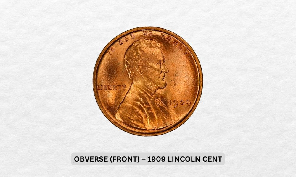 1909 Wheat Penny Value: Complete Worth Guide & Rare Varieties 2 Obverse (Front) – 1909 Lincoln Cent