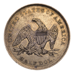 Half Dollar Coin Value Checker 4 Seated Liberty Half Dollar reverse