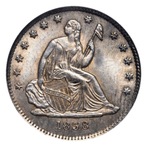 Quarter Coin Value Checker 3 Seated Liberty Quarter observe