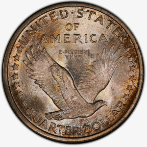 Quarter Coin Value Checker 8 Standing Liberty Quarter reverse
