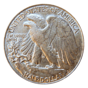 Dollar Value Checker 10 Walking Liberty Half Dollar reverse