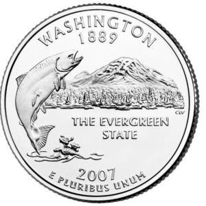 Quarter Coin Value Checker 10 Washington Quarter reverse